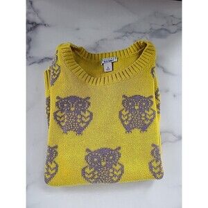 Old Navy Owl Sweater Girls Size L